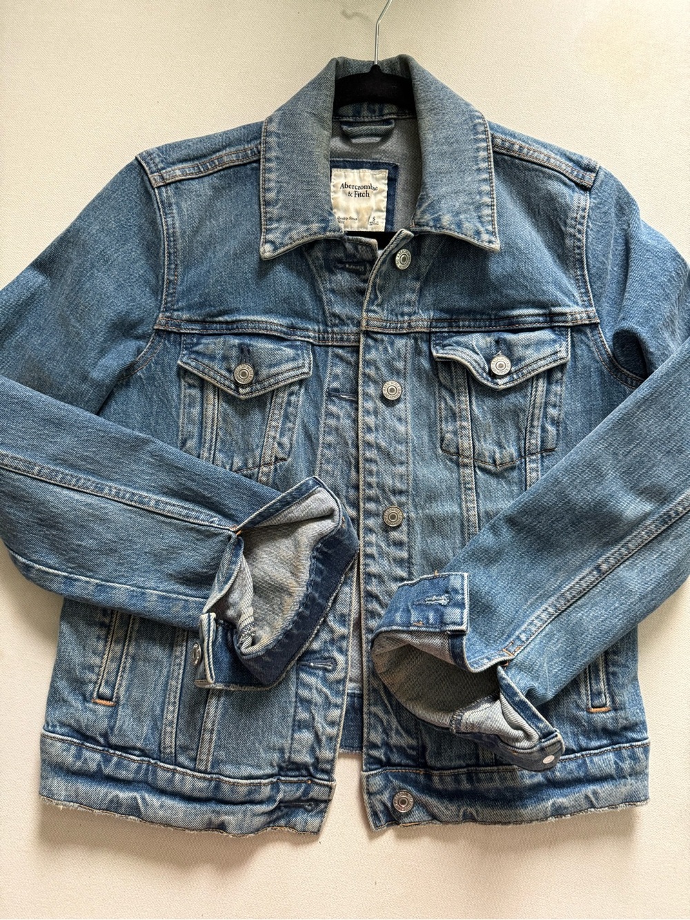 Abercrombie & Fitch Blue Denim Jacket